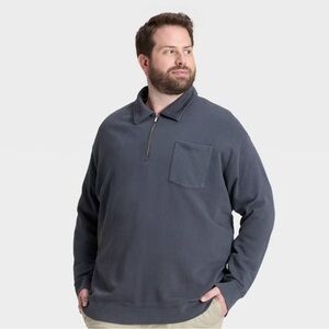 Men’s Vintage 1/4 Zip Sweatshirt NWT